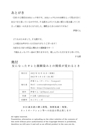 Onna ni Natta Ore to Kaonajimi to no Kankei ga Kawaru Toki Fhentai - Page 34