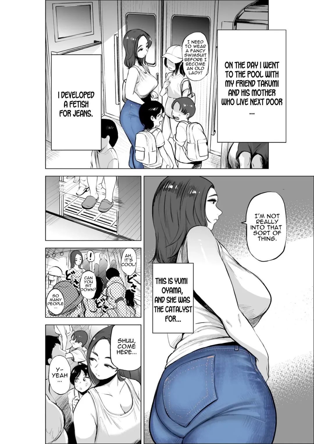 [Fukuhara Takaya] Jeans wa Iteru Kowakute Nigate dakedo Megutai na Tomodachi no Okaa-san | My Friend's Mother, Who Wears Jeans Is Scary But Is Blessed With A Big Booty. Fhentai - Page 2