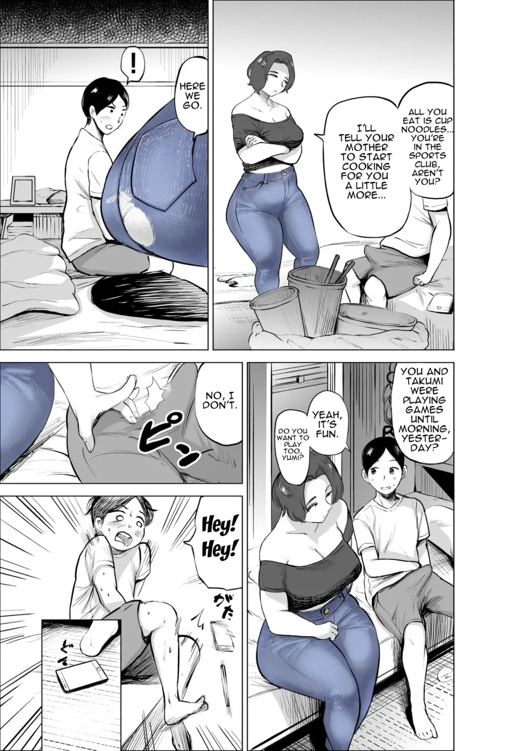 [Fukuhara Takaya] Jeans wa Iteru Kowakute Nigate dakedo Megutai na Tomodachi no Okaa-san | My Friend's Mother, Who Wears Jeans Is Scary But Is Blessed With A Big Booty. Fhentai - Page 7