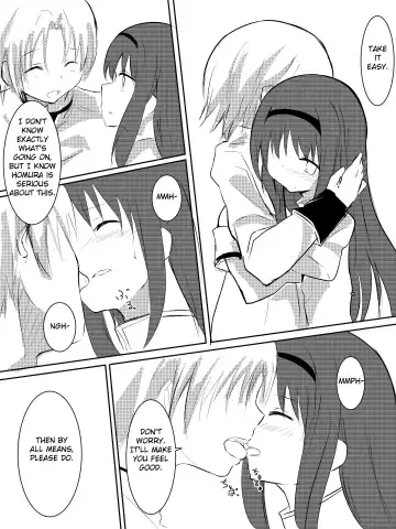 [Uya] Homura-chan Ecchi suru to Maryoku ga Agaru Kinou de Danshi to Ecchi suru Manga Fhentai - Page 14