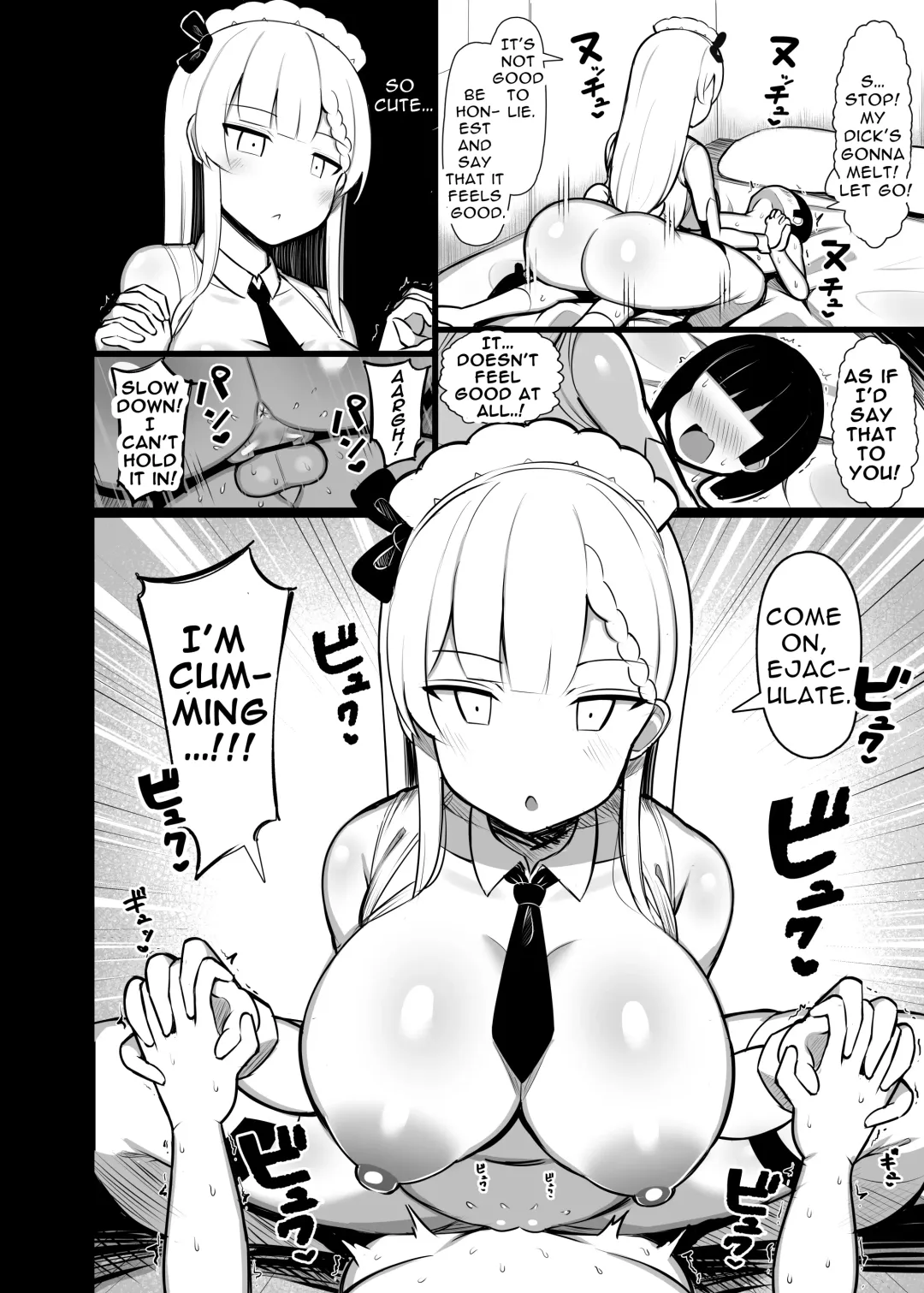 [Jakko] Goshujin-sama no Ochinchin wa Yuzurenai ~Succubus Maid to Nukirobo Maid~ Fhentai - Page 12
