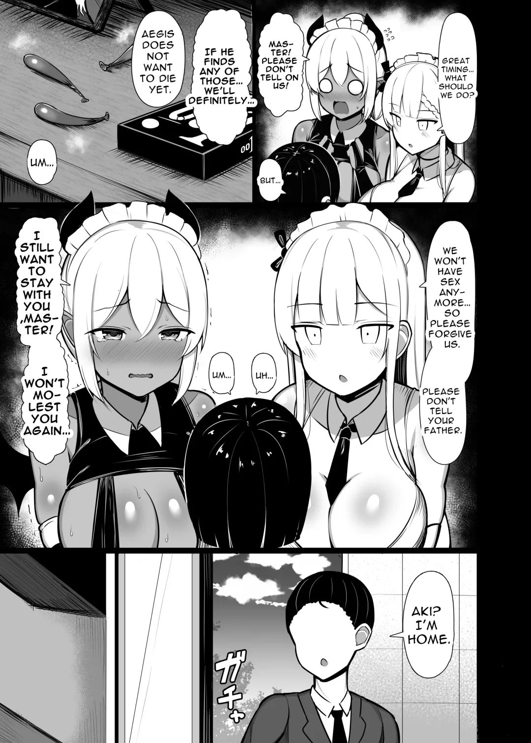 [Jakko] Goshujin-sama no Ochinchin wa Yuzurenai ~Succubus Maid to Nukirobo Maid~ Fhentai - Page 27