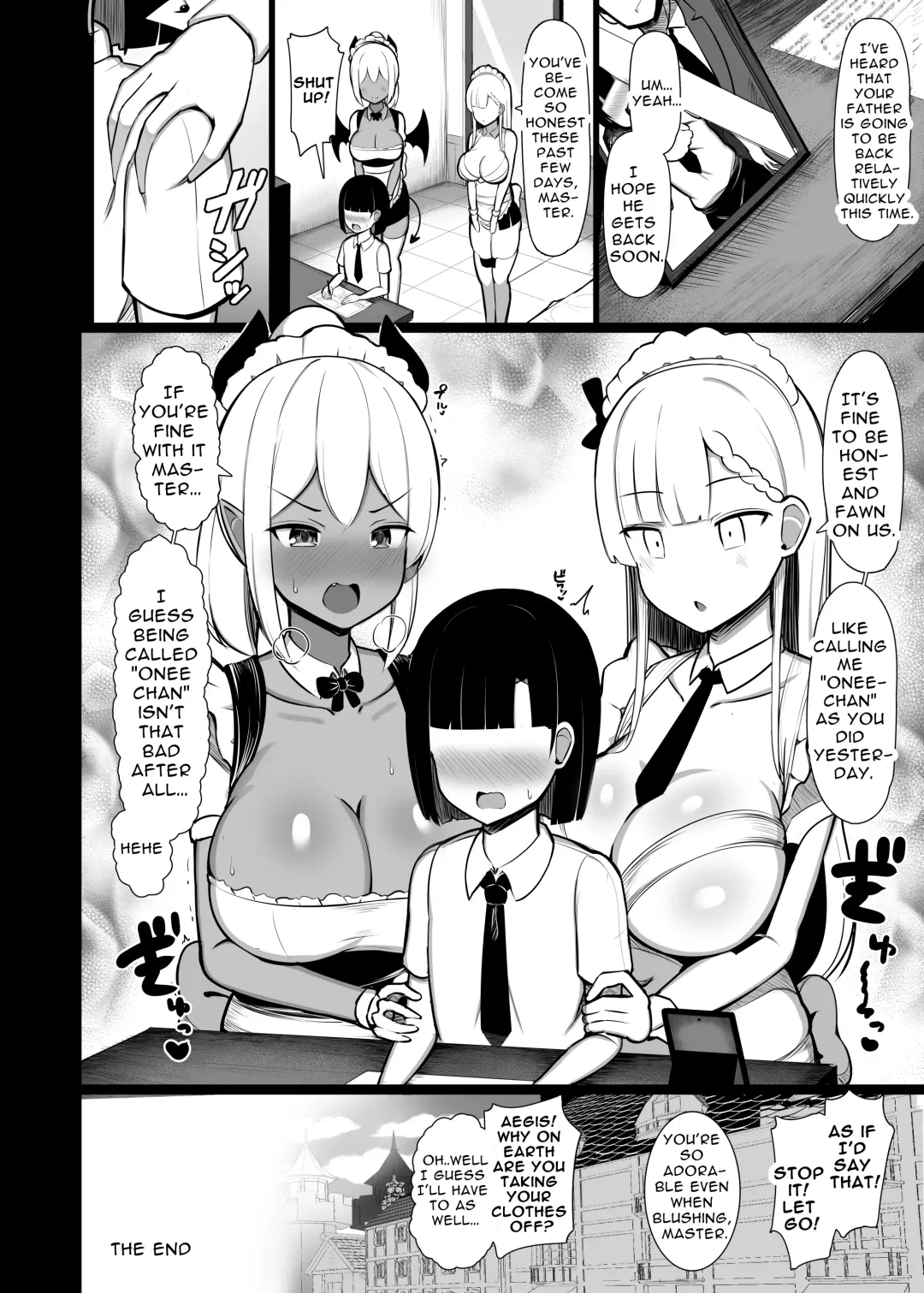 [Jakko] Goshujin-sama no Ochinchin wa Yuzurenai ~Succubus Maid to Nukirobo Maid~ Fhentai - Page 44