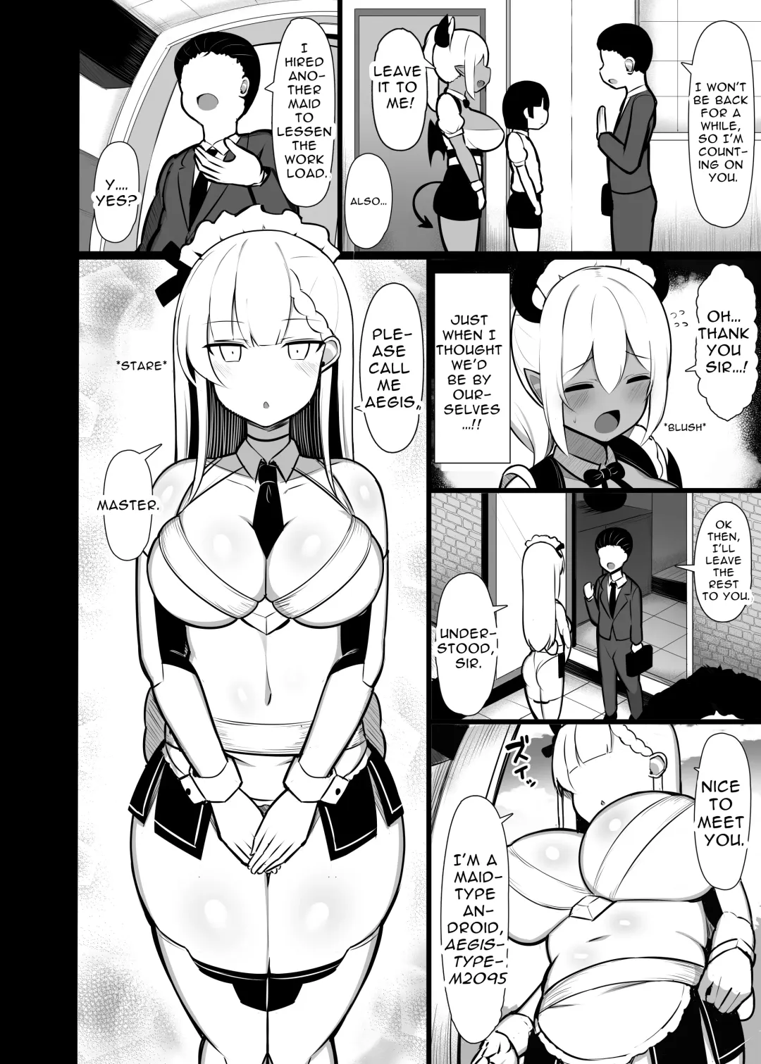 [Jakko] Goshujin-sama no Ochinchin wa Yuzurenai ~Succubus Maid to Nukirobo Maid~ Fhentai - Page 6