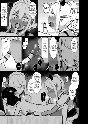 [Jakko] Goshujin-sama no Ochinchin wa Yuzurenai ~Succubus Maid to Nukirobo Maid~ Fhentai - Page 31