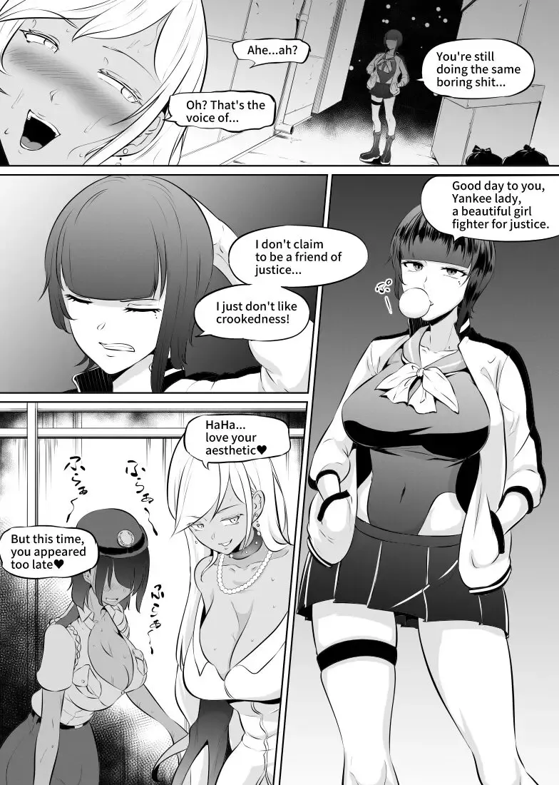 [Mokuseirokku] Akunin Semen Reijou VS Yankee Lady Fhentai - Page 10