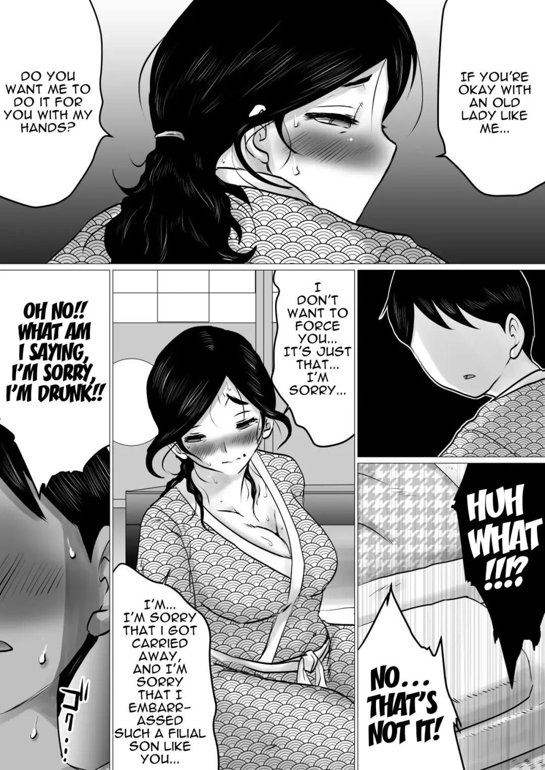 Jukubo to Futari de, Onsen Ryokou. ~Oyakoukou Suru Tsumori ga, Kaa-san no Karada ga Ero Sugita node...~ | Hot Spring Trip With My Mature Mother ~ I Was Going To Be Filial, But My Mom's Body Was Too Sexy~ Fhentai - Page 15