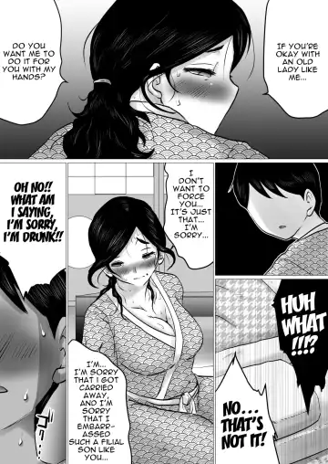 Jukubo to Futari de, Onsen Ryokou. ~Oyakoukou Suru Tsumori ga, Kaa-san no Karada ga Ero Sugita node...~ | Hot Spring Trip With My Mature Mother ~ I Was Going To Be Filial, But My Mom's Body Was Too Sexy~ Fhentai - Page 15