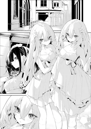 [Zanka] Soto de  Maid-san o Yuuwaku Suru Shimai no  Ojou-sama Fhentai - Page 6