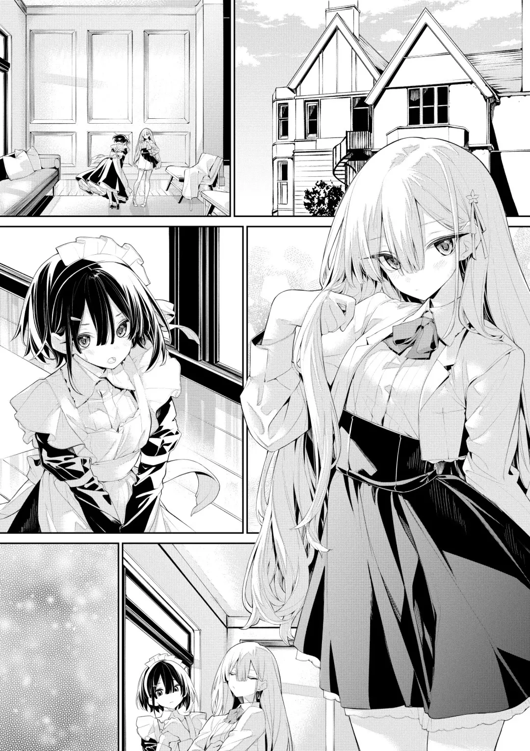[Zanka] Hiru to Yoru de  Shujuu ga Gyakuten suru  Ojou-sama to Maid-san Fhentai - Page 6
