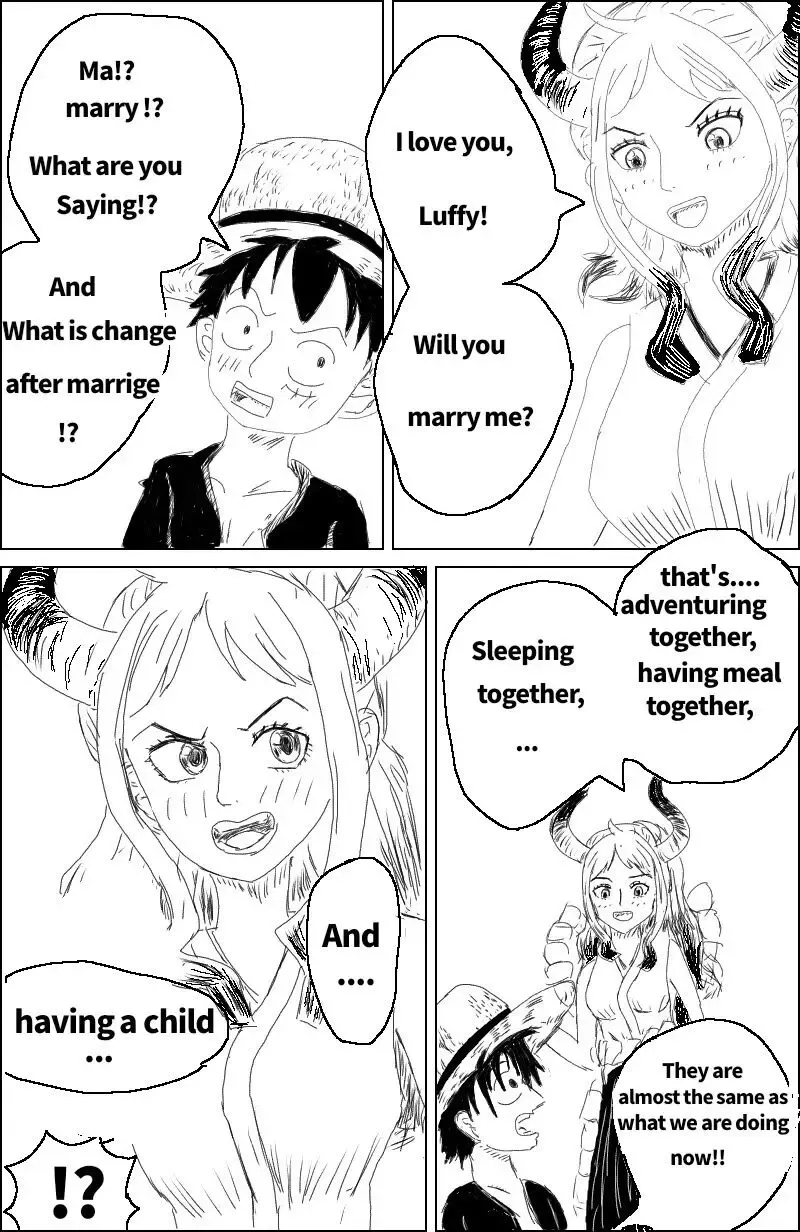 Luffy x Yamato Fhentai - Page 1