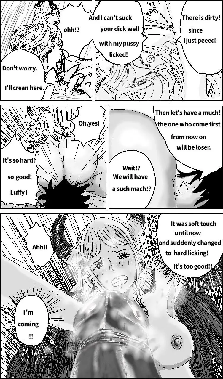Luffy x Yamato Fhentai - Page 9