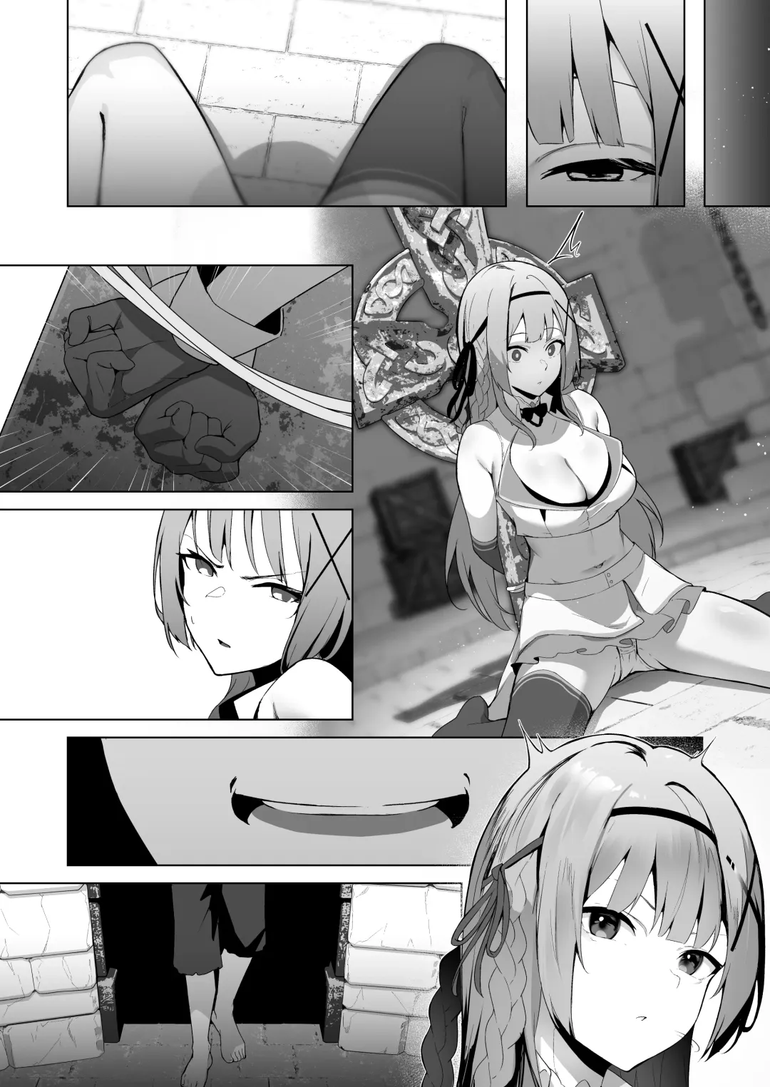 [Akausu Ko - Gairou - Nikujaga] Daraku Taishitsu -Onnanoko o Dame ni Suru Oji-san ni Tsukamatte Shimau Hime Kishi Monogatari- Fhentai - Page 41