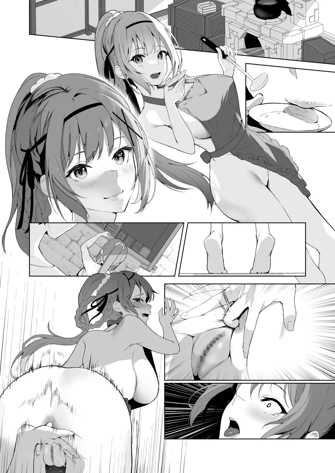 [Akausu Ko - Gairou - Nikujaga] Daraku Taishitsu -Onnanoko o Dame ni Suru Oji-san ni Tsukamatte Shimau Hime Kishi Monogatari- Fhentai - Page 60