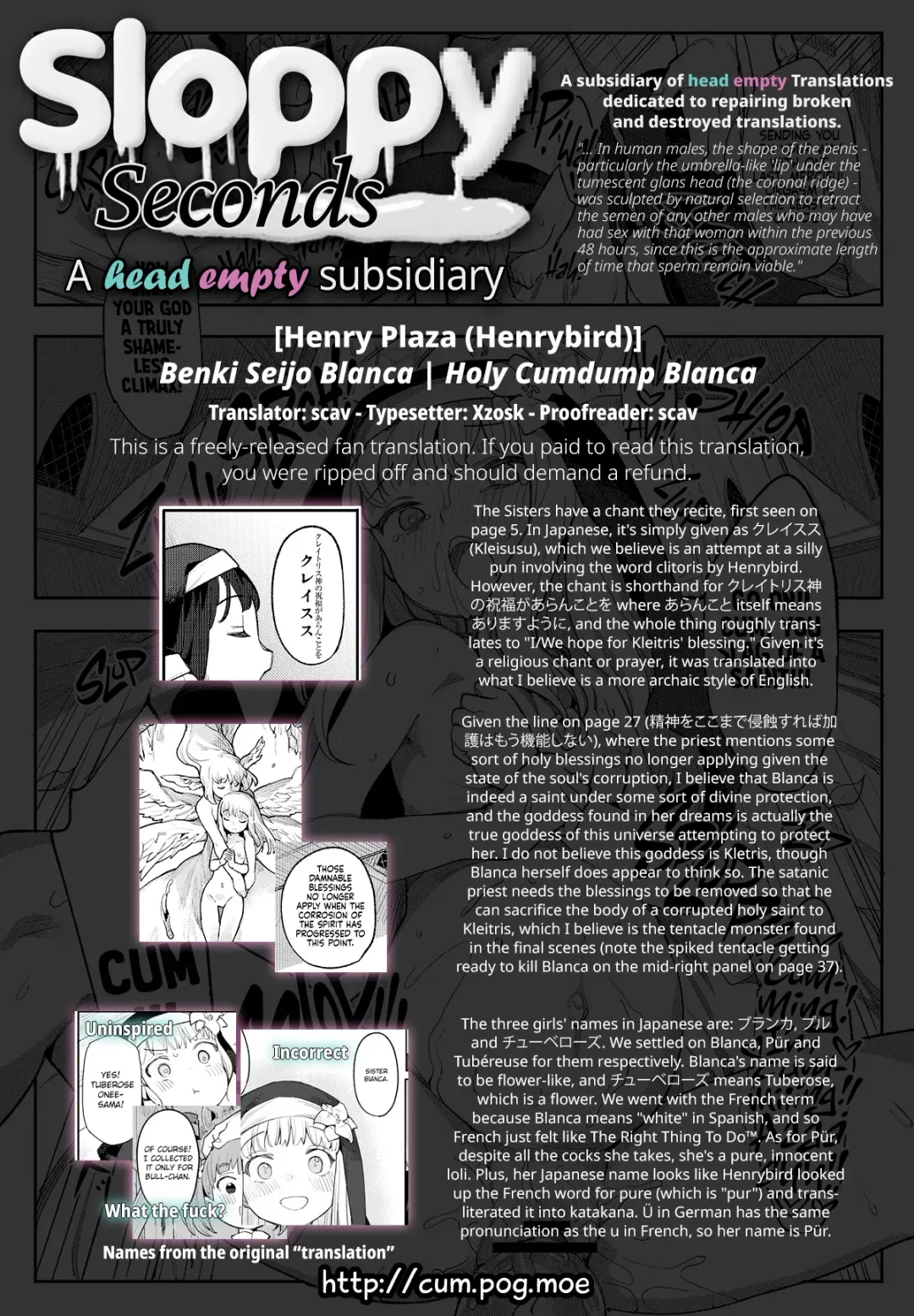 [Henrybird] Benki Seijo Buranka | Holy Cumdump Blanca Fhentai - Page 50