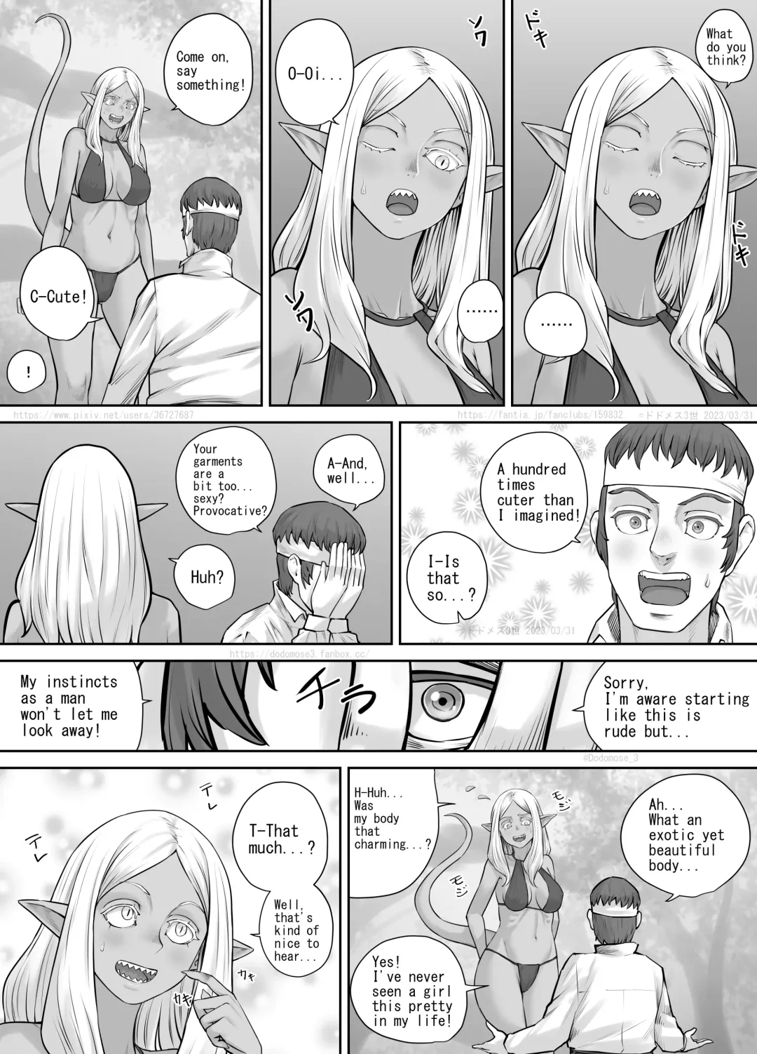[Dodomesu3sei] Mori ni Sumu Kaibutsu no Onnanoko no Hanashi Fhentai - Page 11