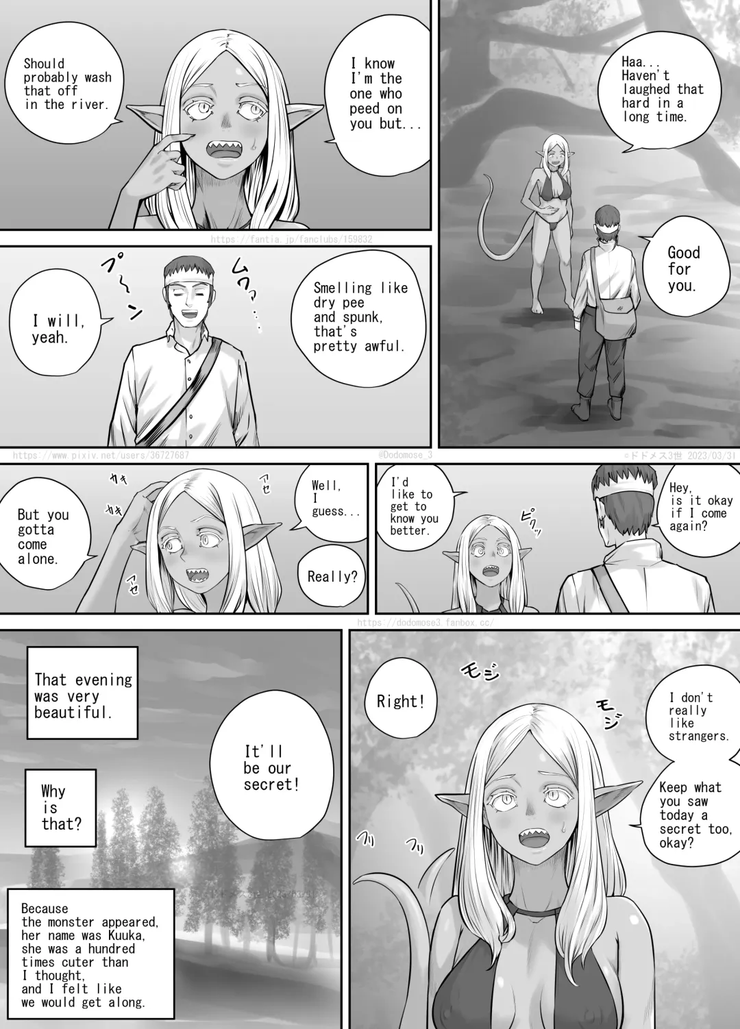 [Dodomesu3sei] Mori ni Sumu Kaibutsu no Onnanoko no Hanashi Fhentai - Page 25