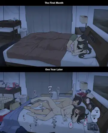 [Wakamatsu] Dousei Seikatsu Ikkagetsume to Ichinen Ato, Asaokite kara Shuushin made no Hikaku | A Day in the Life of a Couple: Their First Month Living Together vs. One Year Later Fhentai - Page 23