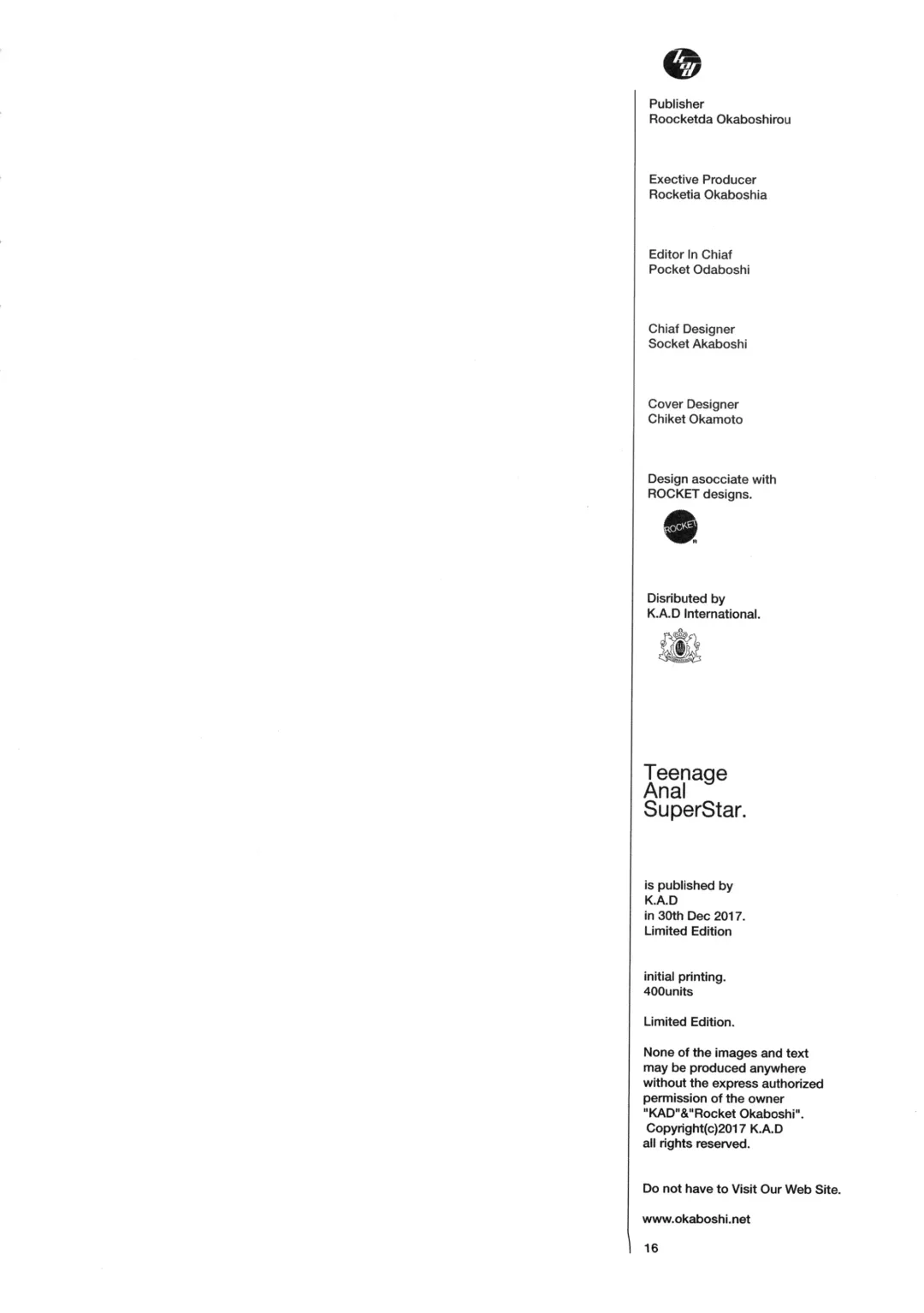 [Rocket Okaboshi] Teenage Anal Super Star Fhentai - Page 17