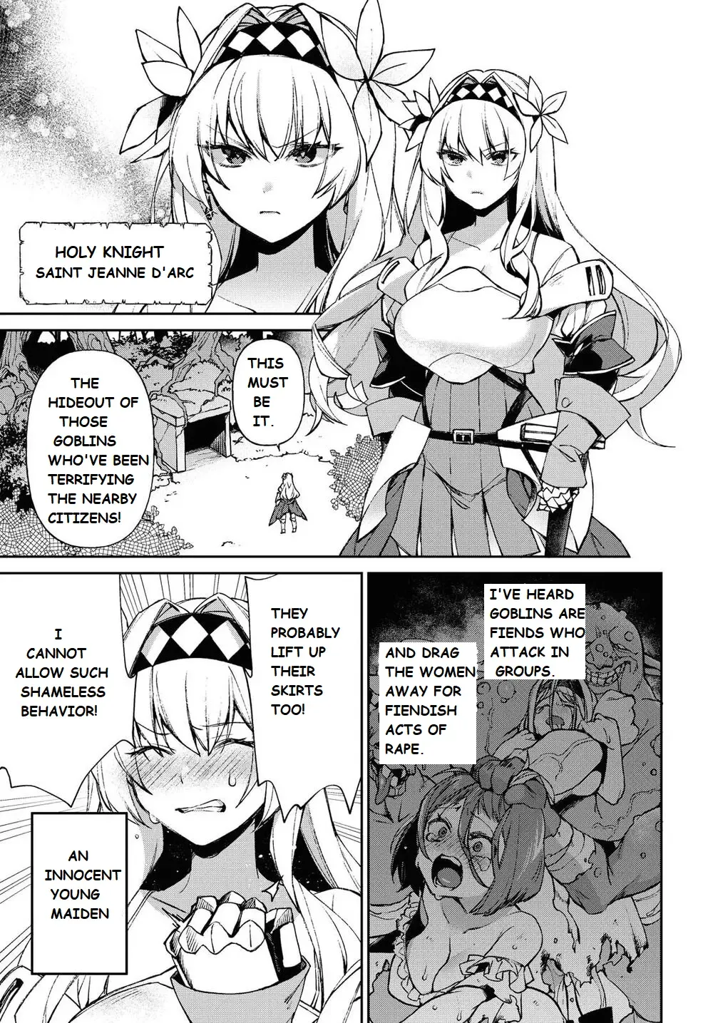 [Shindou] Onna Kishi Goblin | Female Knight Goblin Ch. 1 Fhentai - Page 3