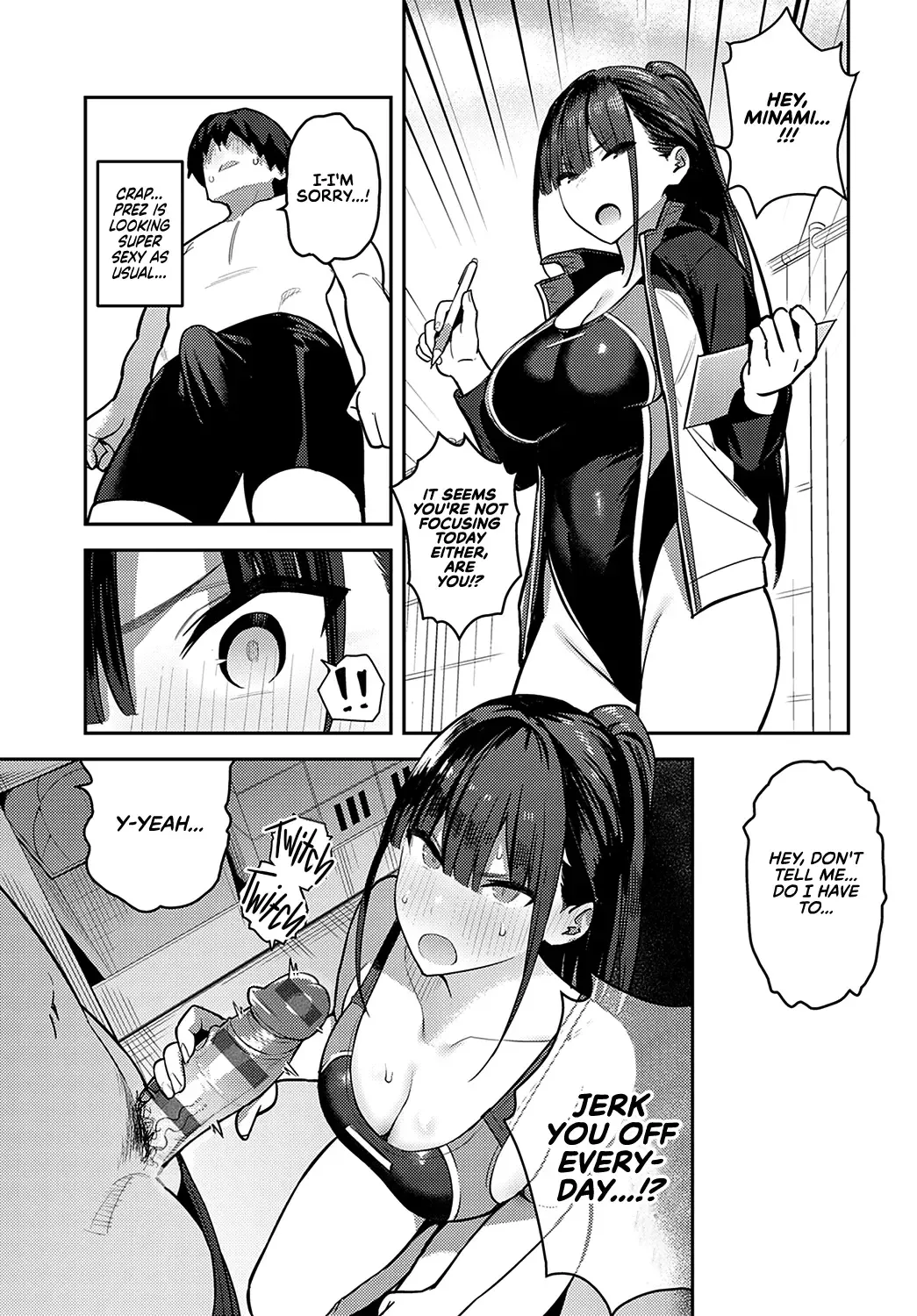 [Enokido] Kyouei Senpai ni Nuite morau | Getting Jerked off by the Swimming Club Senpai Fhentai - Page 11