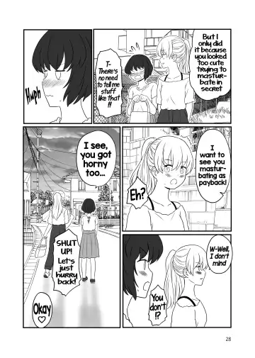 [Kurosawa Karura] Umi de Roshutsu Play Shichau Yuriple | A yuri couple does exhibitionism at the beach Fhentai - Page 27