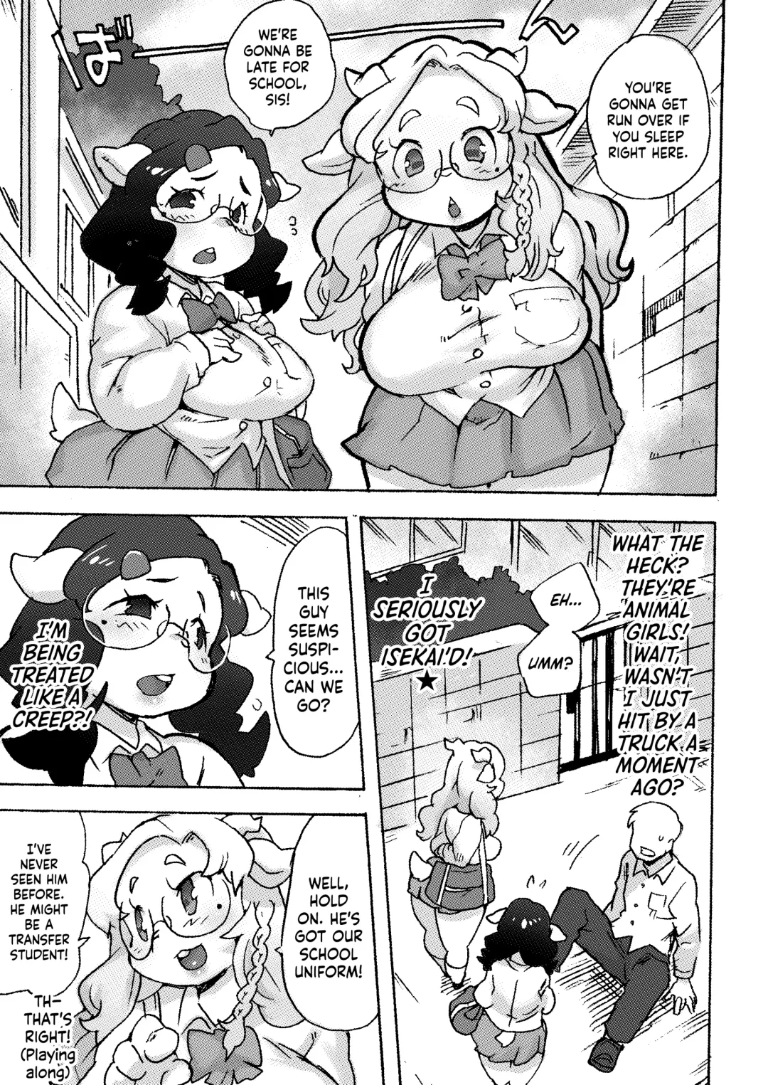 [Sanjiro] Kemo Gal ni Aisarete Moto no Sekai ni Kaerenai (decensored) Fhentai - Page 4