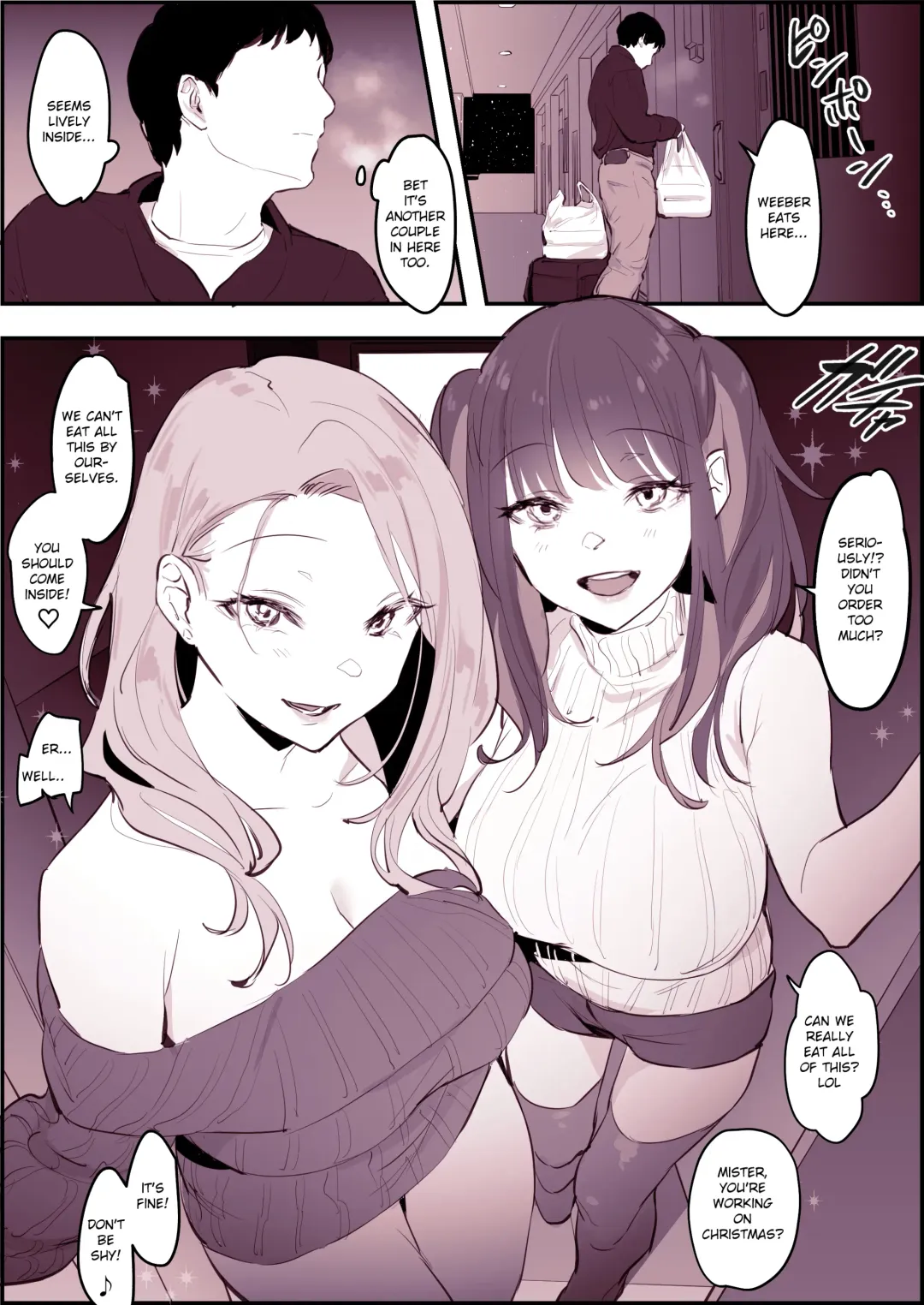 [Poriuretan] Uchinomi Christmas | Drinking at Home on Christmas Fhentai - Page 2