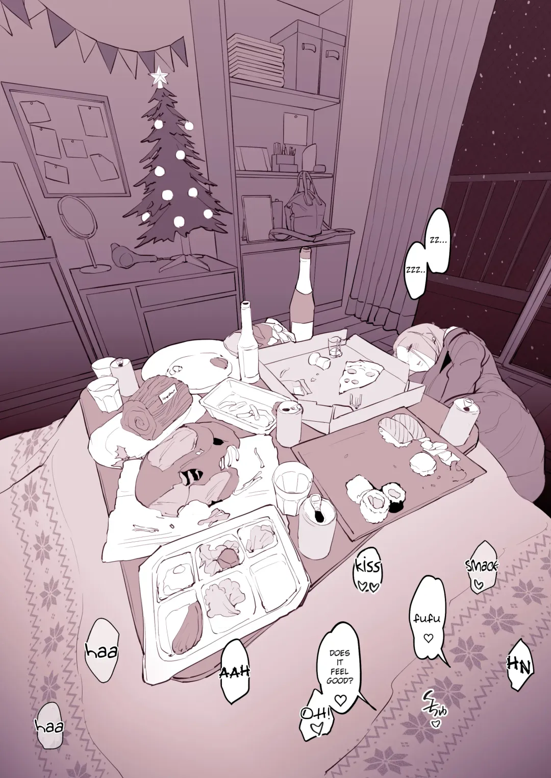 [Poriuretan] Uchinomi Christmas | Drinking at Home on Christmas Fhentai - Page 6