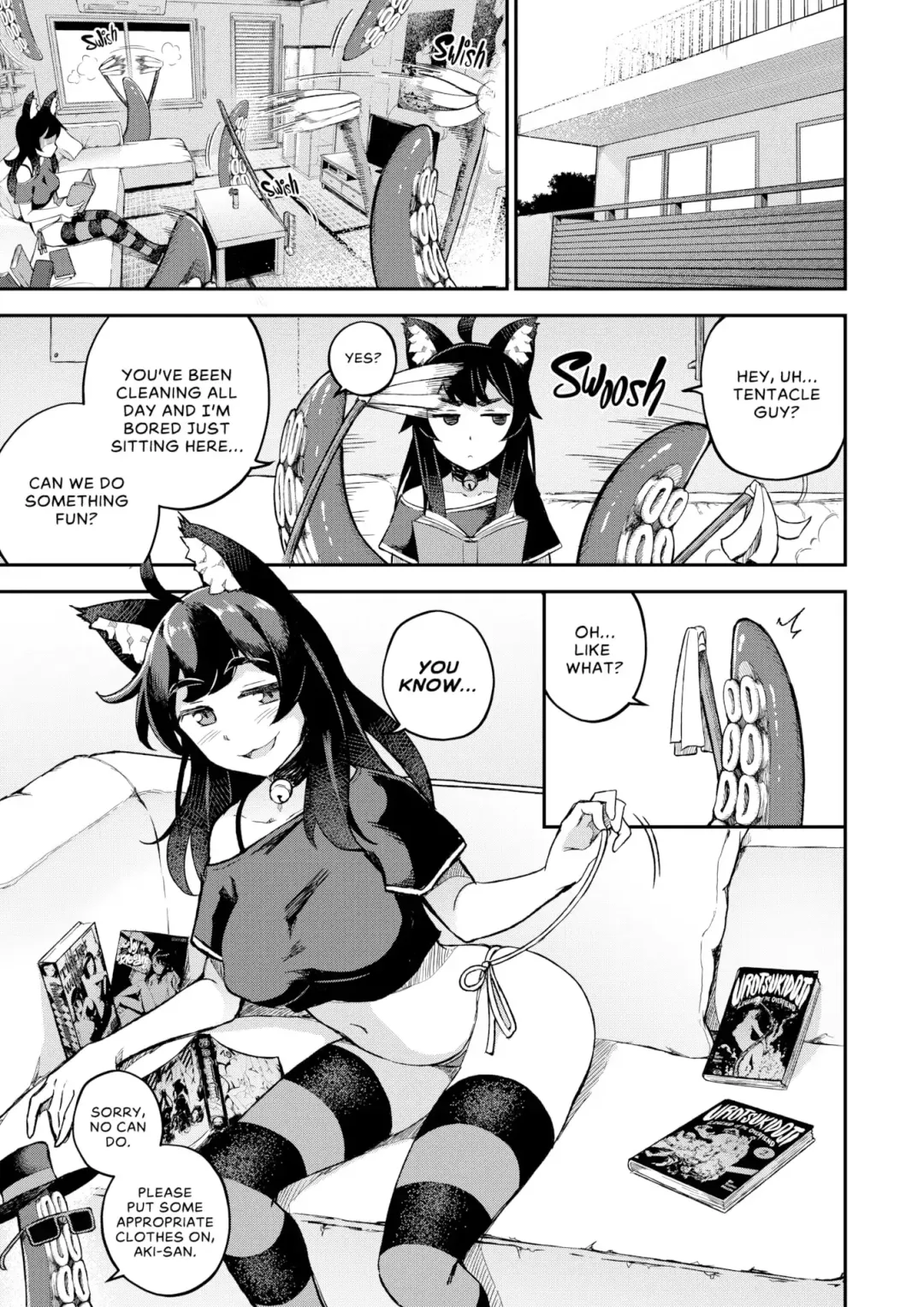 [Ghettoyouth] My Housemaid is a Tentacle Monster (uncensored) Fhentai - Page 8