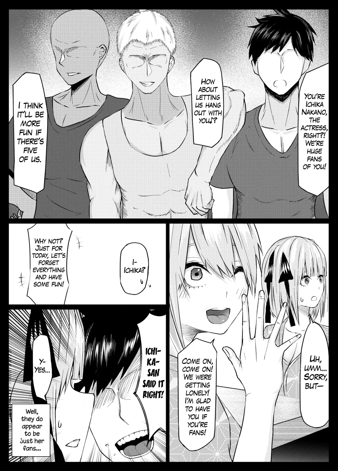[Waryu] Ichika to Nino ga Ochiru Hanashi | Ichika and Nino's Downfall Fhentai - Page 6