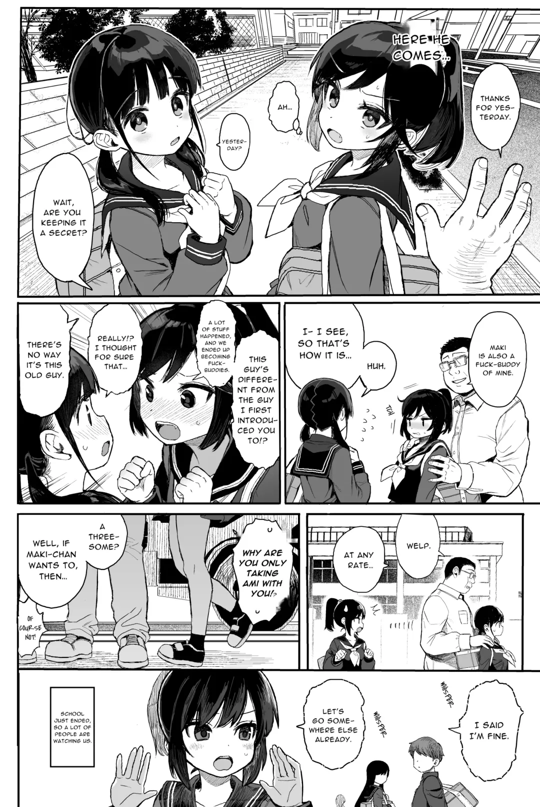 [Kuromotokun] Schoolgirls Taught A SexEd Lesson Fhentai - Page 5