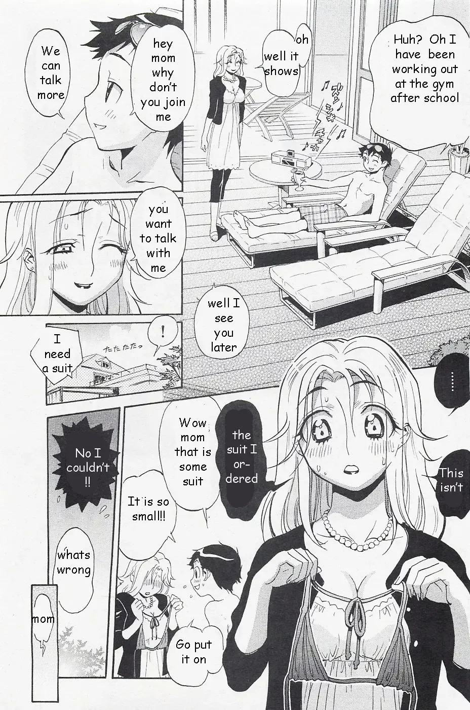 [Miyakawa Hajime] Tanning with Mom Fhentai - Page 3
