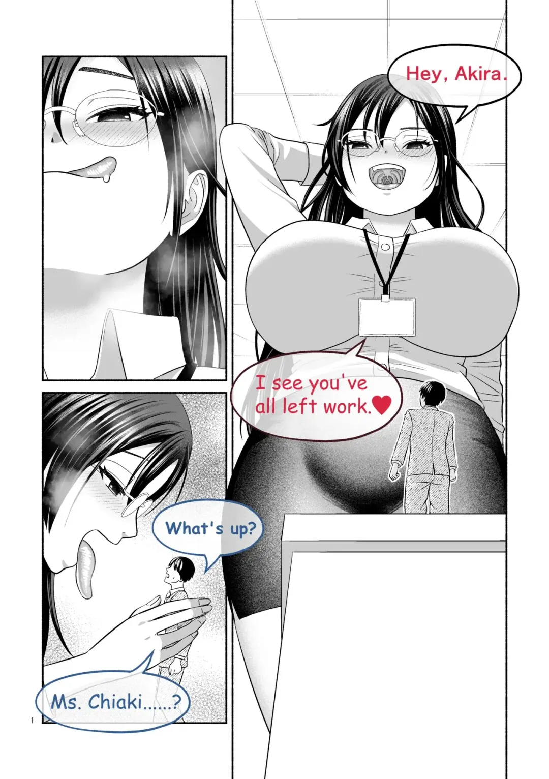 [Tsubotaro] Greedy OL Fhentai - Page 1