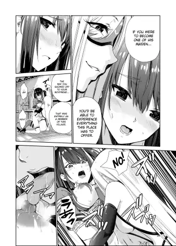 [Tricky] Tsuyagari Mura 4 ~Kareshi o Mamoru Tame Hikyou no Mura de Kyousei Gohoushi & NTR Sex~ Fhentai - Page 33