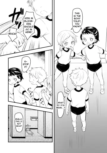 [Hirota Shimaguni] Joshi kara Danshi Toilet ni Ikasete Moraezu Omorashi Shichau | Girls Wouldn't Let Me Use the Boys Toilet So I Wet My Pants Fhentai - Page 3