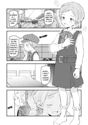 [Hirota Shimaguni] Josou o Imouto no Tomodachi ni Mirarete Morashichau Otokonoko | A Boy Who Wet Himself When He Was Seen Crossdressing by His Little Sister's Friend Fhentai - Page 2