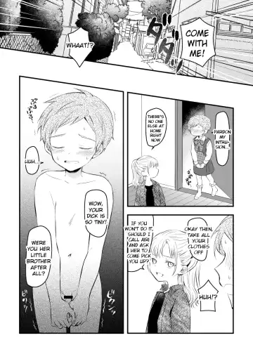 [Hirota Shimaguni] Josou o Imouto no Tomodachi ni Mirarete Morashichau Otokonoko | A Boy Who Wet Himself When He Was Seen Crossdressing by His Little Sister's Friend Fhentai - Page 4