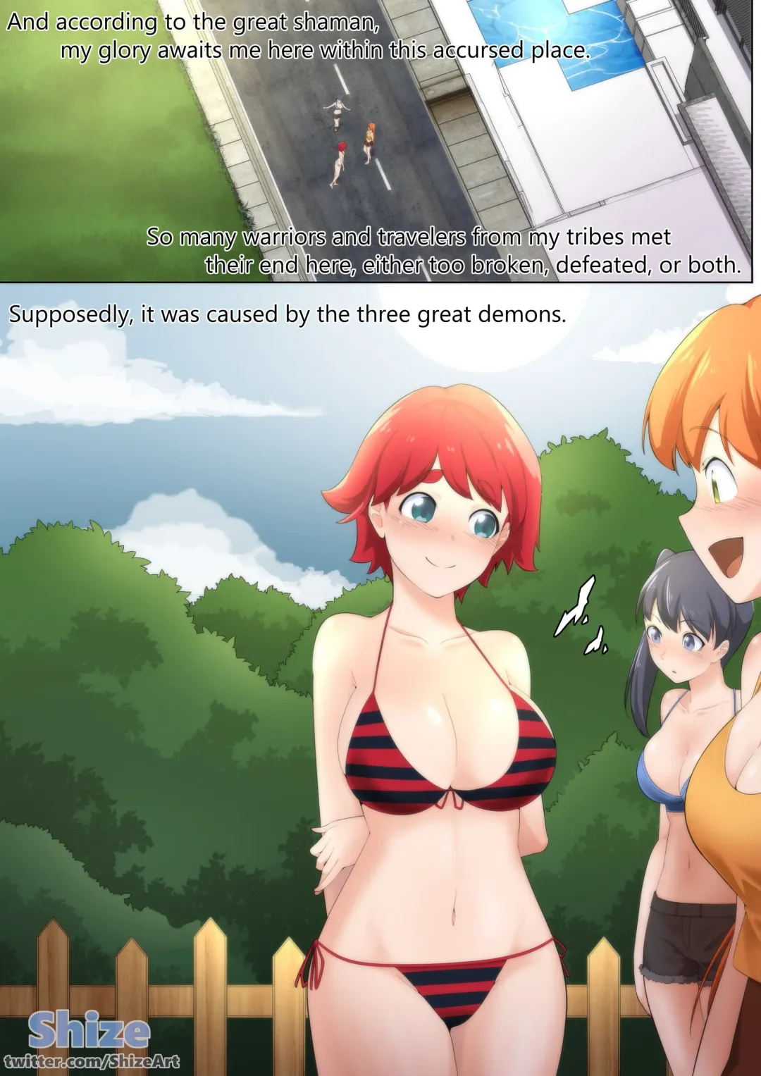[Powerdashc - Shize] Lucy and the Three Great Demons Fhentai - Page 2
