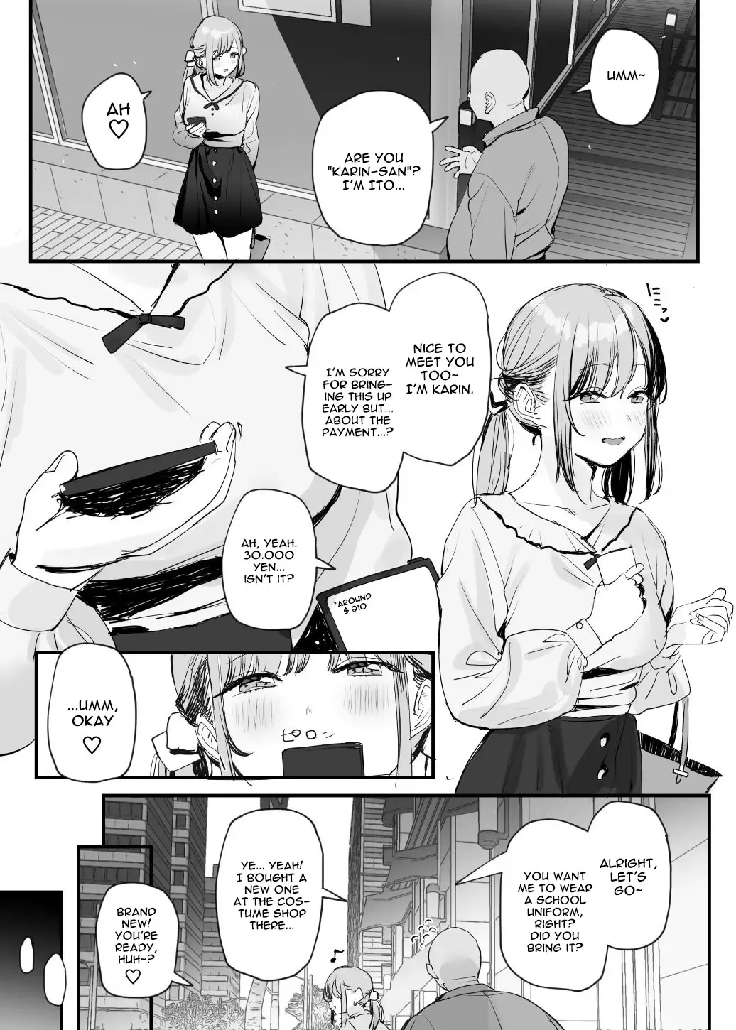[Subachi] Papakatsu Joshi-chan Manga | Sugar Daddy Girl Manga Fhentai - Page 1
