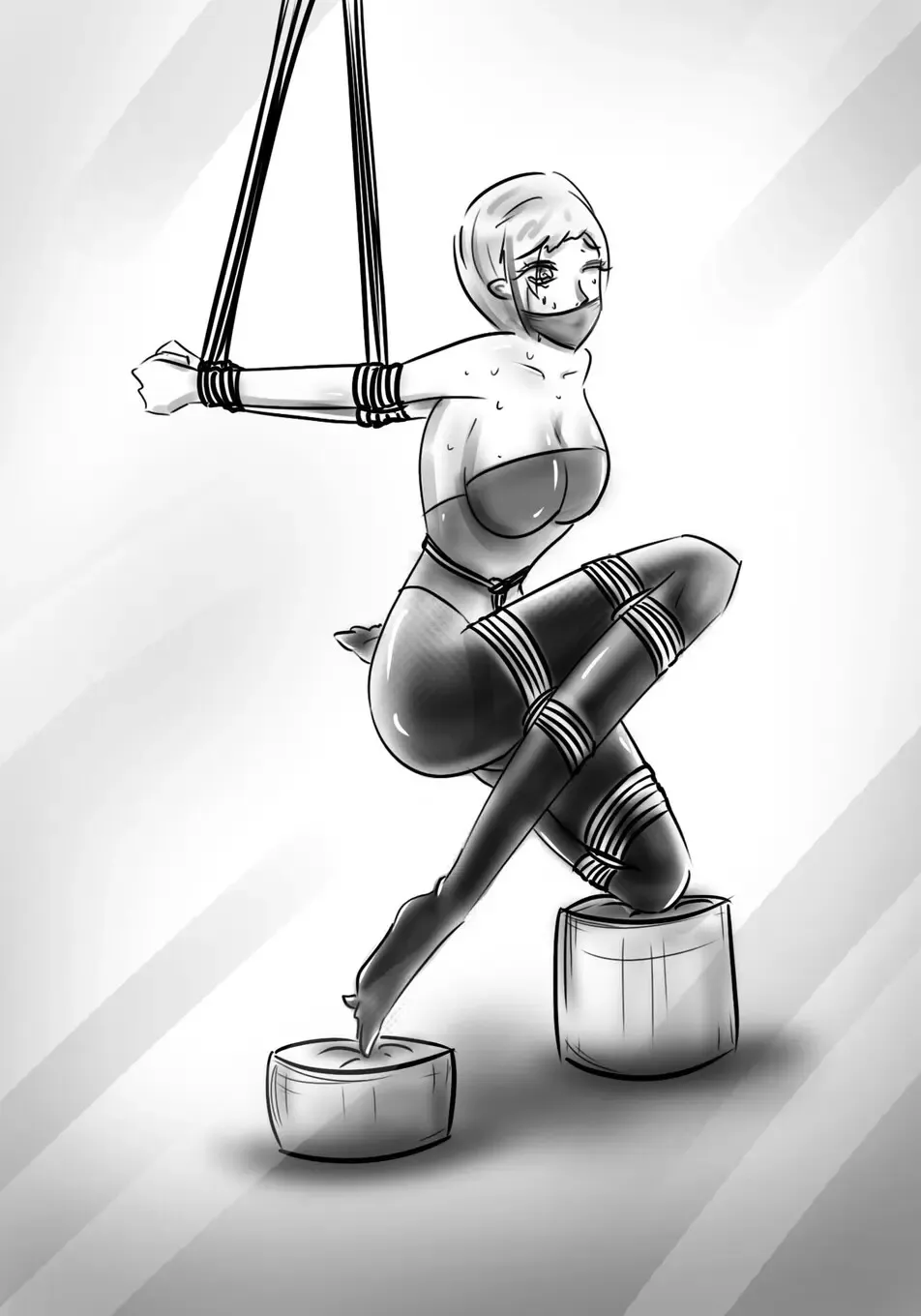 [Shadow] The crisis in public self bondage Fhentai - Page 16