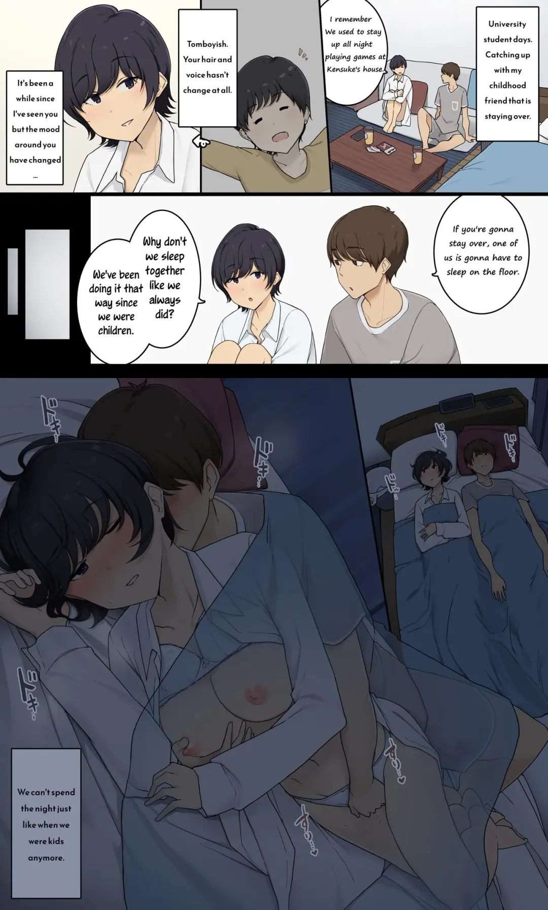 [Wakamatsu] Mukashi wa Dousei no You ni Sesshiteta Osananajimi no Koto o Isei to Shite Ninshiki Shita Hi Fhentai - Page 5