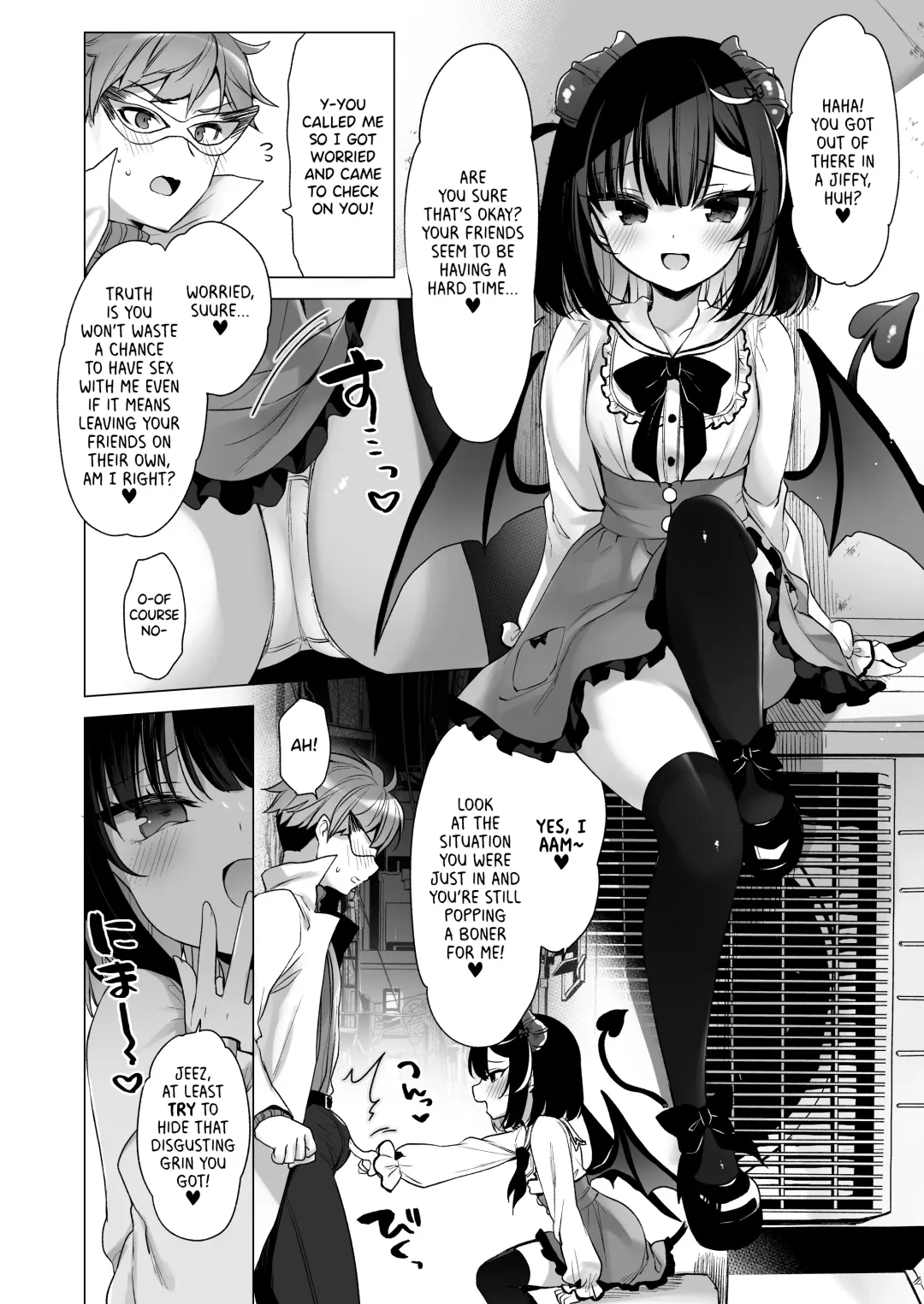 [Ichiri] Tsuyo tsuyo Mesugaki Villain to Yowa yowa Hero no Ore | The Very very Strong Bratty Villain and I, the Very very Weak Hero Fhentai - Page 17