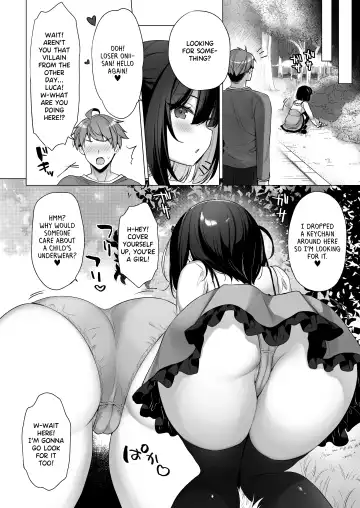 [Ichiri] Tsuyo tsuyo Mesugaki Villain to Yowa yowa Hero no Ore | The Very very Strong Bratty Villain and I, the Very very Weak Hero Fhentai - Page 11