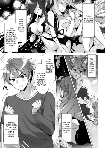 [Ichiri] Tsuyo tsuyo Mesugaki Villain to Yowa yowa Hero no Ore | The Very very Strong Bratty Villain and I, the Very very Weak Hero Fhentai - Page 4