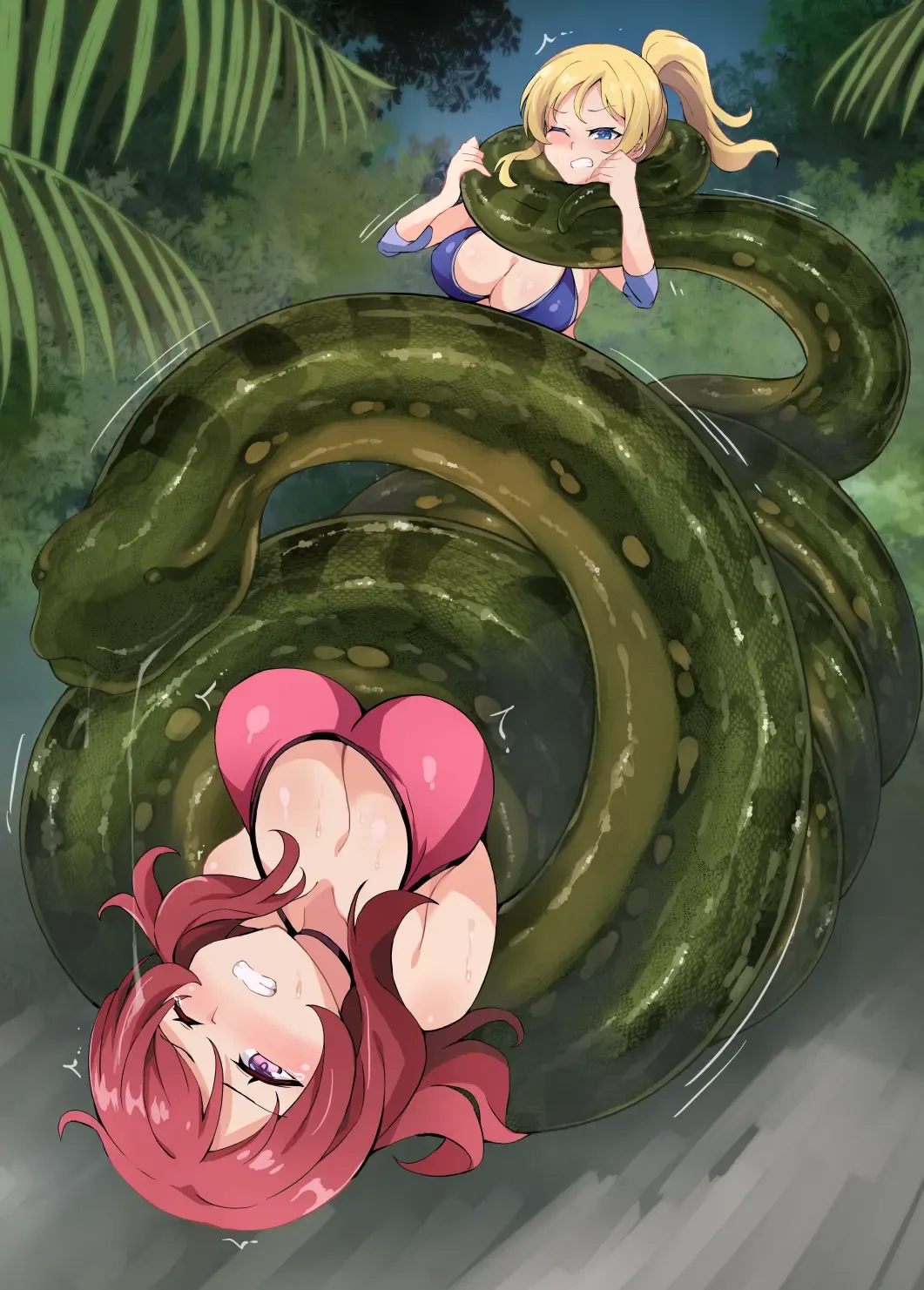 [Co Ma] [Mist Night (Co_Ma) Love Squeeze! - Hell of Squeezed Pro Wrestling Fhentai - Page 28