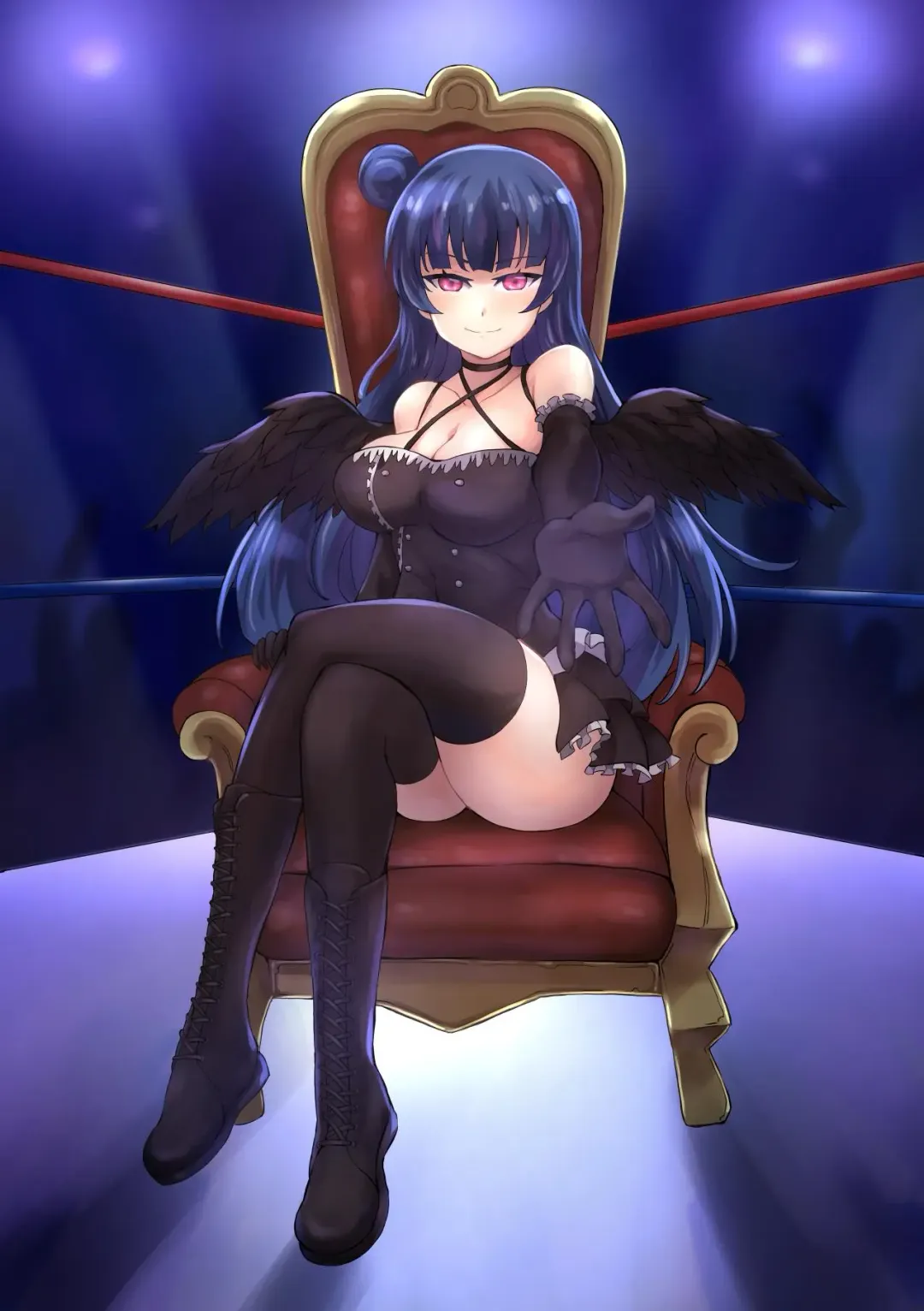 [Co Ma] [Mist Night (Co_Ma) Love Squeeze! - Hell of Squeezed Pro Wrestling Fhentai - Page 31