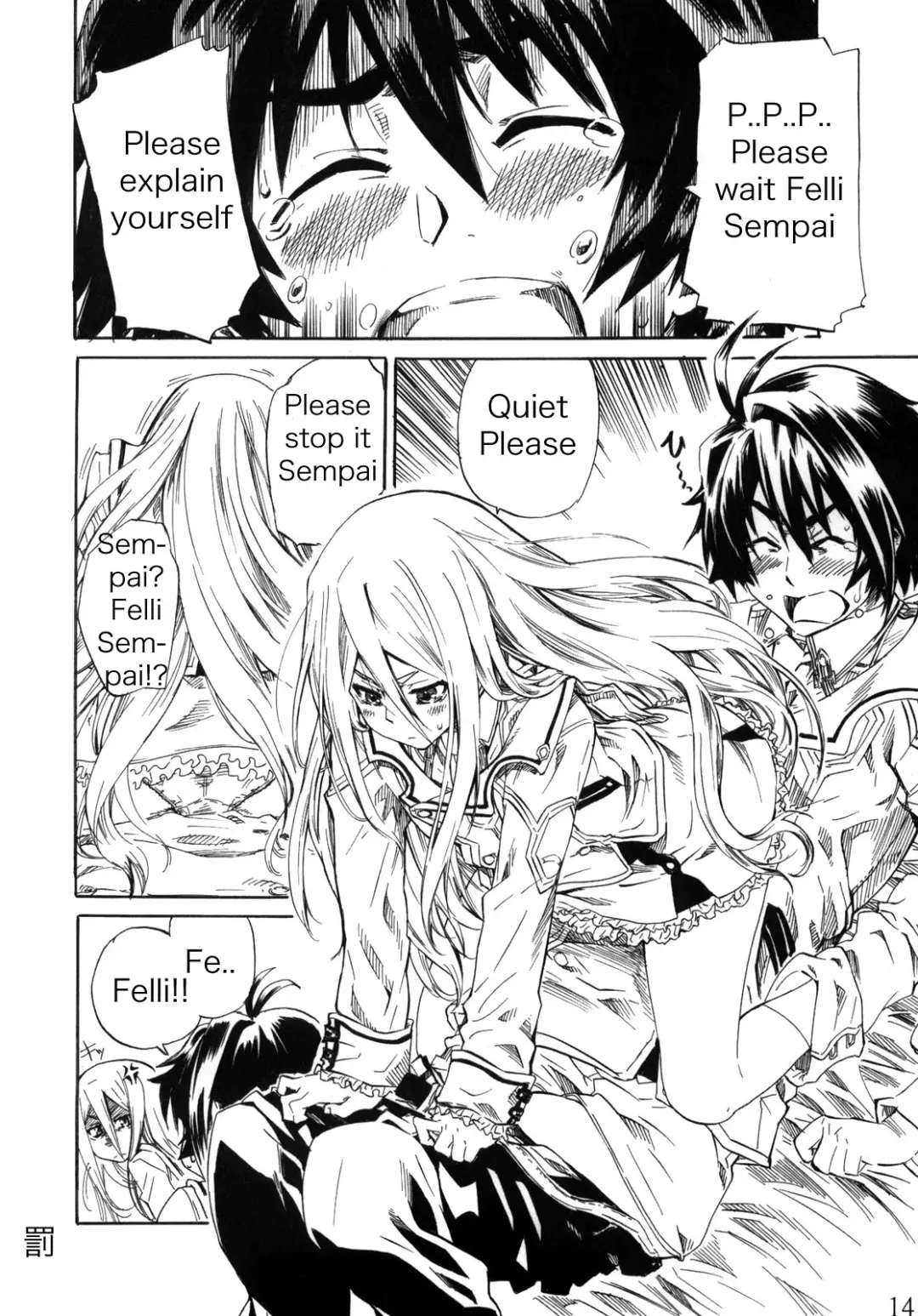 [Maruta] Felli-senpai ni Kerarete Fumaretai! - I aspire to be kicked, and to be stepped by senior Feli!! Fhentai - Page 12