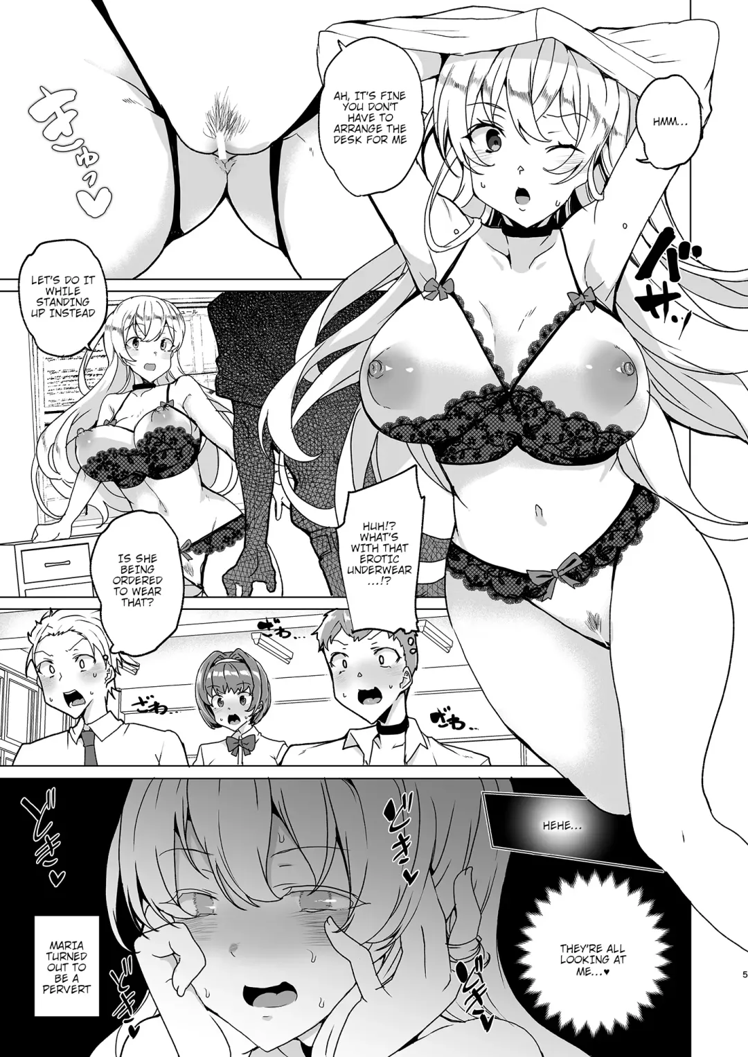 [Tanaka Decilitre] Joukyuu Seishi Chakushou Gimuka!? EX1 ~Class no Takane no Hana no Hentai Seiheki~ | Mandatory Superior Sperm Implantation! EX1 ~The Perverted Desires of the Unattainable Class Flower~ Fhentai - Page 6