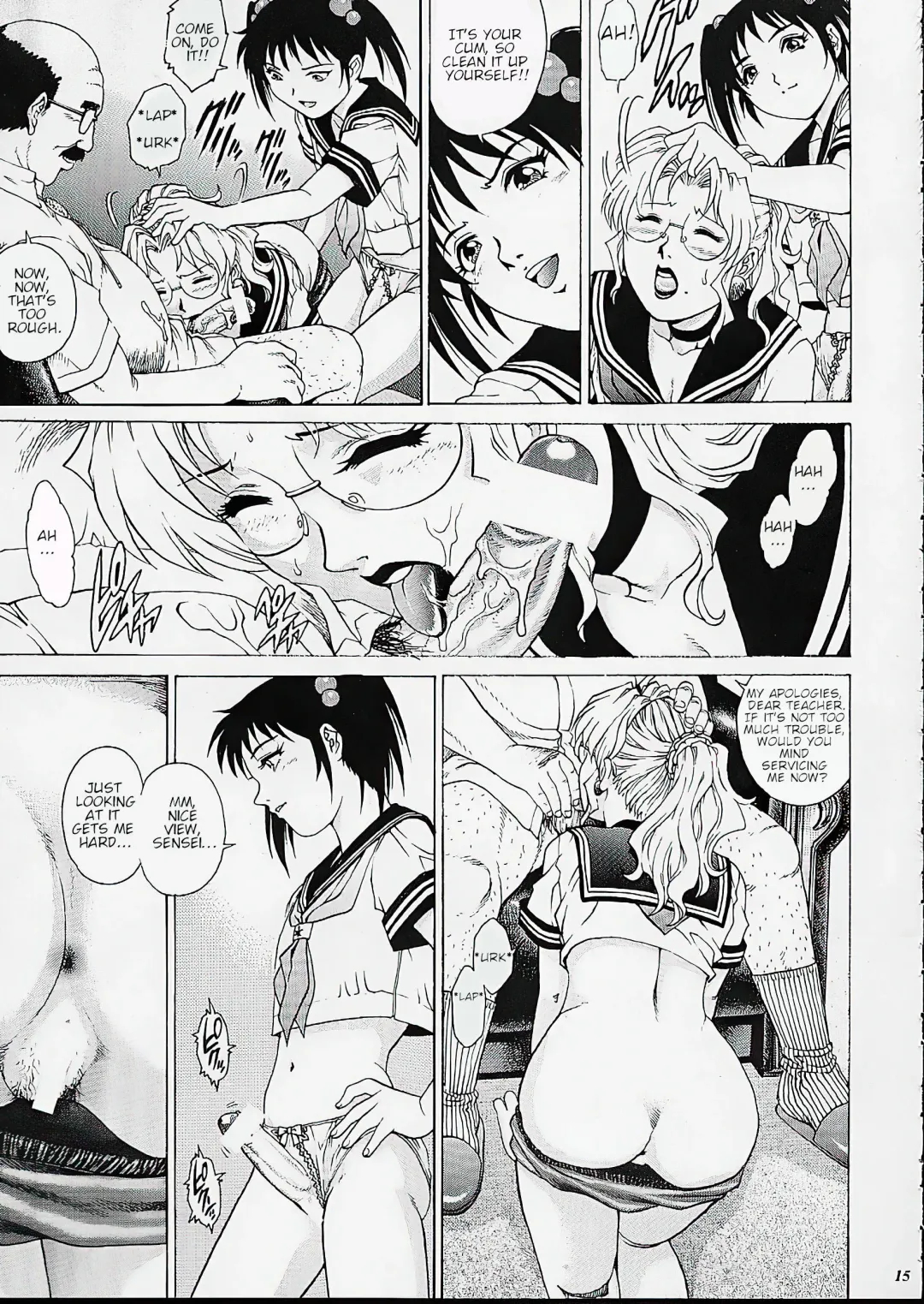 [Yanagawa Rio] Onna Kyoushi Futanari Sailor Fuku | Futanari Female Teacher in a Sailor Uniform Fhentai - Page 11